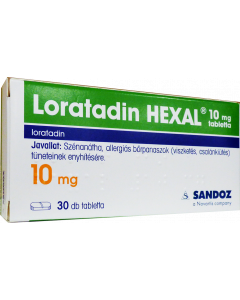 Loratadin HEXAL 10 mg tabletta (Pingvin Product)