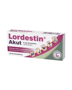 Lordestin Akut 5 mg filmtabletta