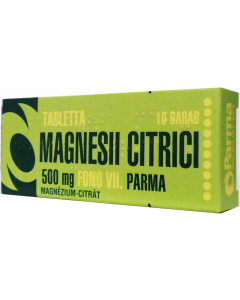 Tabletta Magnesii citrici 500mg FoNo VII PARMA (Pingvin Product)
