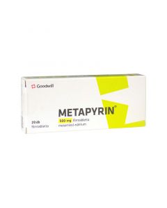 Metapyrin 500 mg filmtabletta