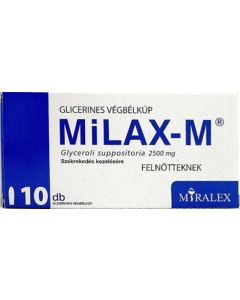 Milax-M 2500 mg glicerines kúp Felnőtt (Pingvin Product)