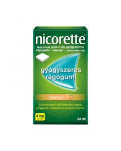 Nicorette Freshfruit 4 mg gyógyszeres rágógumi