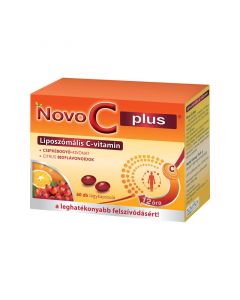 Novo C Plus liposzómális kapszula csipkebogyóval 