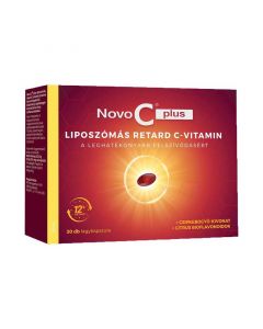 Novo C Plus liposzómás retard C-vitamin lágykapszula csipkebogyóval