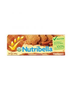 Nutribella teljes kiőrlésű fahéjas vegán keksz
