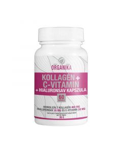 Organika kollagén+c vitamin+hialuronsav kapszula 