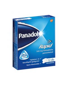 Panadol Rapid 500 mg filmtabletta