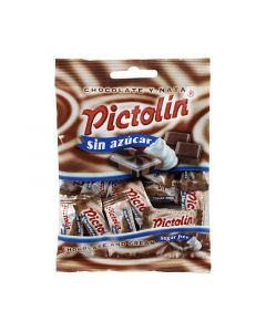 Pictolin cukormentes csokoládés ízesítésű, tejszínes cukorka édesítőszerrel