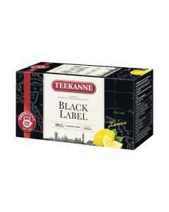 Teekanne Black Label fekete tea keverék citromlével