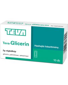 Teva-Glicerin 2 g végbélkúp (régi: Glicerin végbélkúp)