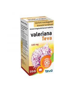 Valeriana TEVA 100 mg étrend-kieg. filmtabl. klsz (Pingvin Product)
