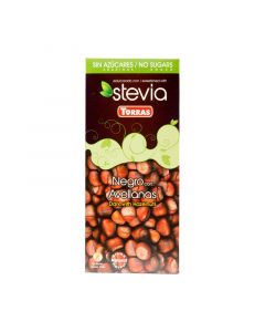 Torras gluténmentes mogyorós étcsokoládé steviával