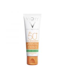 Vichy Capital Soleil napvédő krém arca mattító 3in1 SPF50+