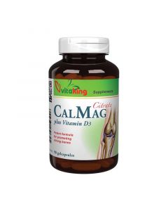 Vitaking Calcium Magnézium Citrát D3 kapszula (Pingvin Product)