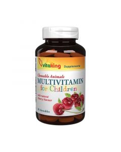 Vitaking Gyermek-vitamin rágótabletta meggy ízű