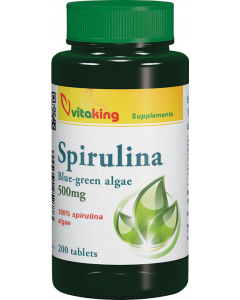 Vitaking Spirulina 500 mg tabletta