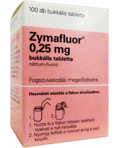 Zymafluor  1/4 mg bukkális tabletta