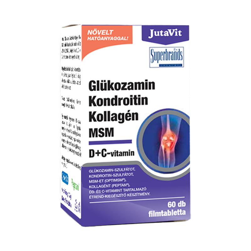 JutaVit Glükozamin-szulfát + kondroitin + MSM 72 db